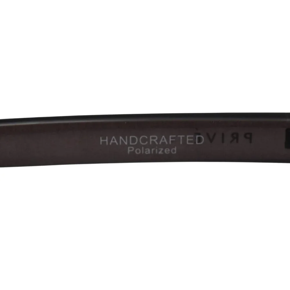 Privé Revaux The Underdog Polarized Sunglasses Black Handcrafted Unisex Retro